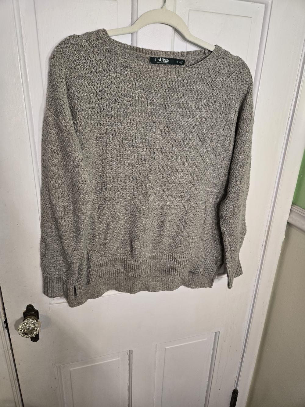 Ralph Lauren Light Gray Crewneck Sweater